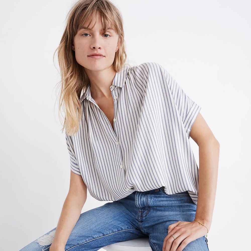 Madewell Central Shirt in Dalton Stripe